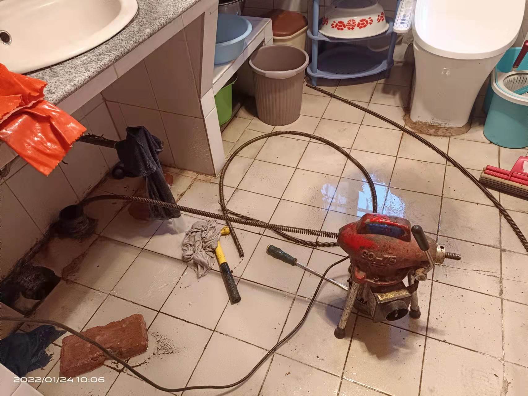 献县疏通厨房下水道，地漏疏通